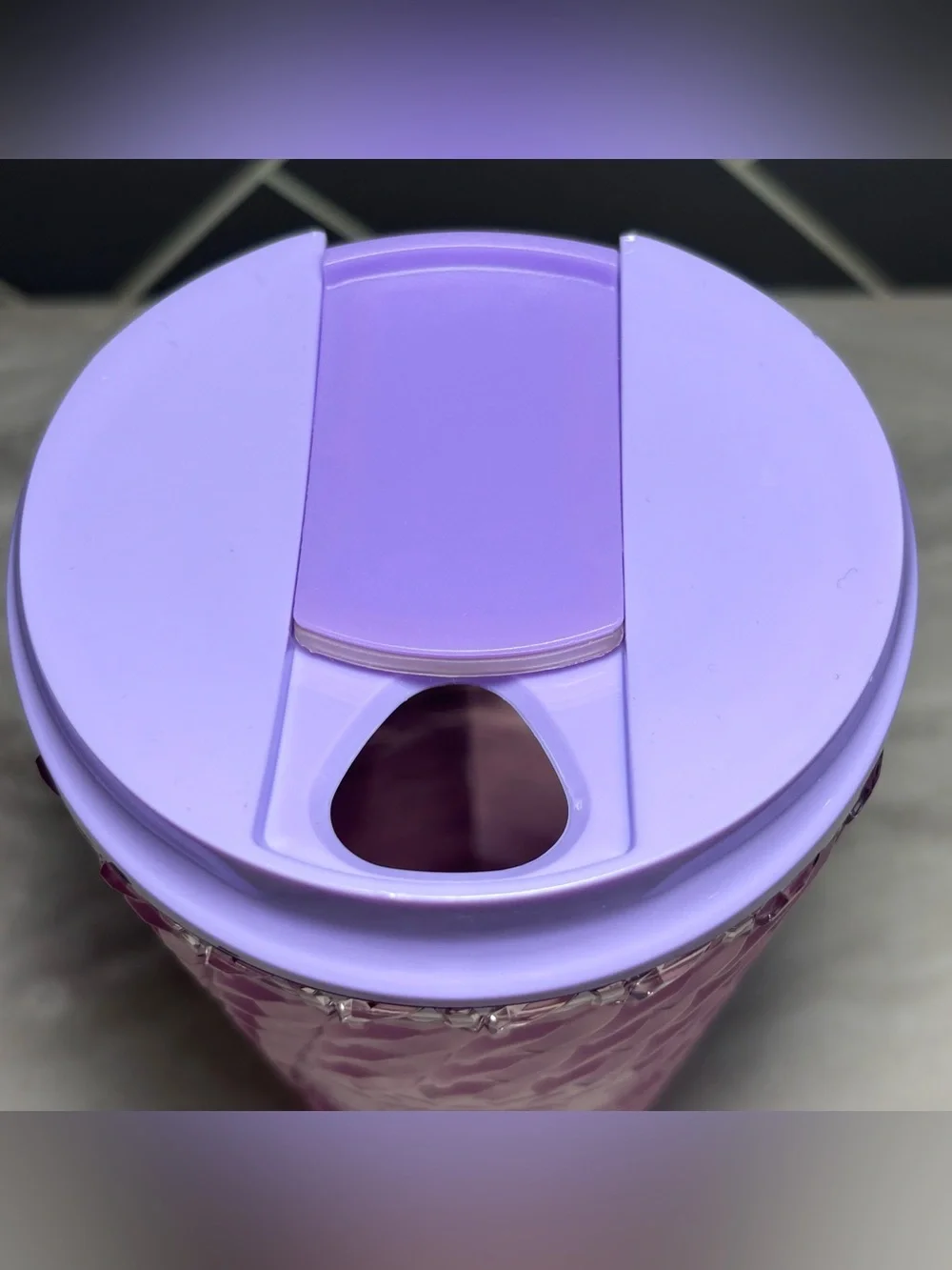 Starbucks 2024 Light Purple Pink Chain Link 16oz Tumbler Soft Cup OEM Tritan Lid
